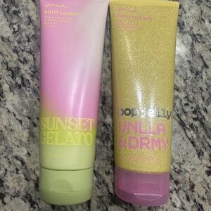Victoria’s Secret PINK Body Lotion Sunset Gelato & Pop Jelly Vanilla & Drmy